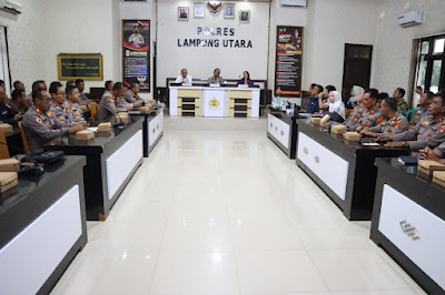 Polres Lampung Utara Gelar Rakor KUR Himbara