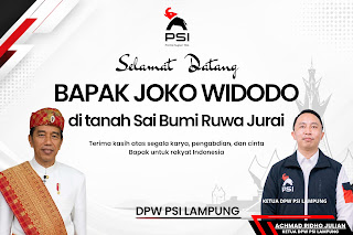 Kunjungan Jokowi ke Lampung Disambut Antusias Masyarakat