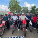 Ratusan Rider Gas Amal Trail Adventure Dilepas, Kasrem dan Wali Kota Metro Turun Langsung