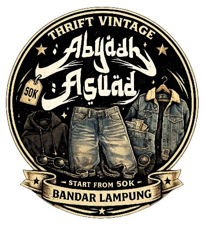 Thrift Vintage Abyadh Aswad Hadirkan Fashion Murah di Bandar Lampung