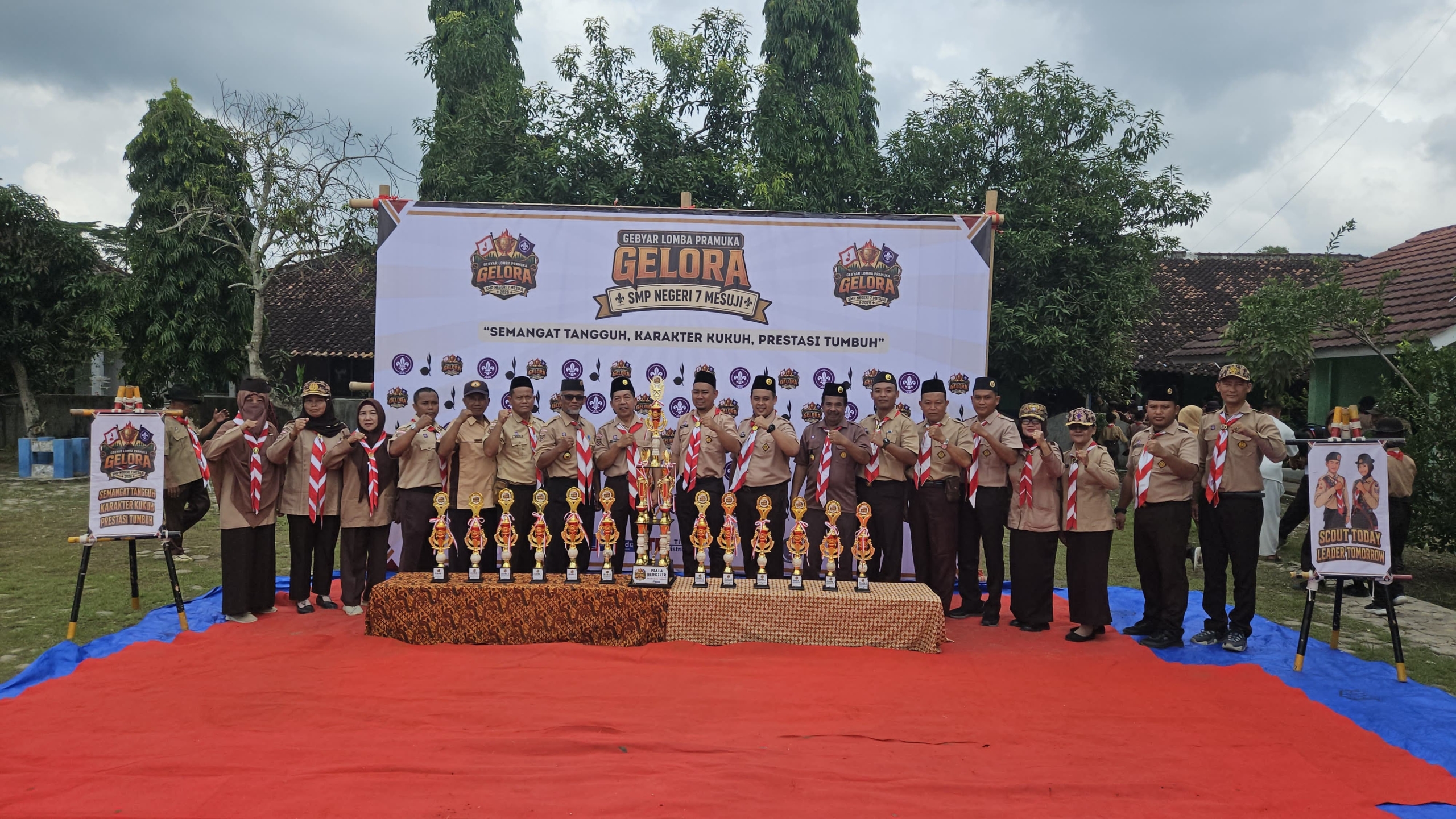 Gebyar Lomba Pramuka Mesuji Timur di SMPN 7