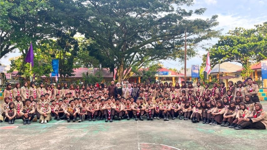 Latihan Gabungan Pramuka Pariaman Perkuat Solidaritas