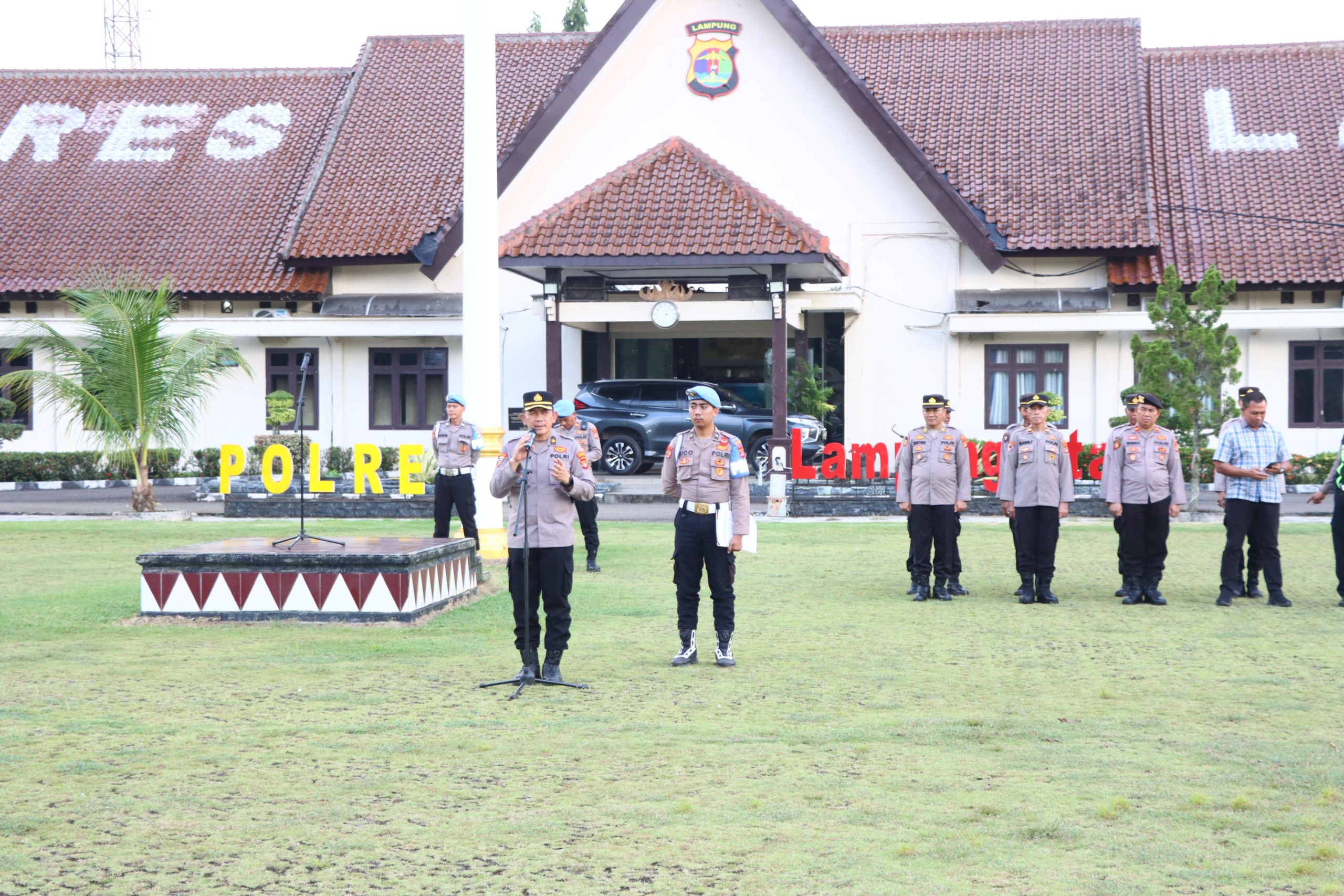 Pengamanan Takbiran Idul Adha, Polres Lampung Utara Siagakan 179 Personel