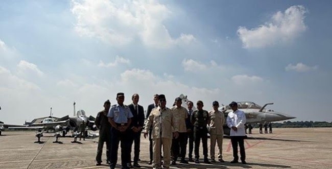 Alutsista TNI Diserahkan Prabowo, Rafale Perkuat RI