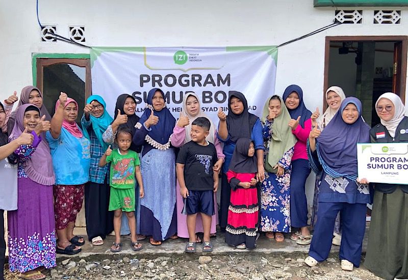 Sumur Bor Darul Amal Bantu Warga Dapat Air Bersih