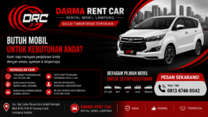 Darma Rent Car Lampung Hadirkan Rental Mobil Nyaman