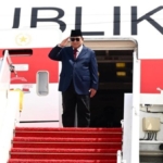 Prabowo Tinggalkan Paris Usai Kunjungan Kenegaraan