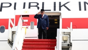 Prabowo Tinggalkan Paris Usai Kunjungan Kenegaraan