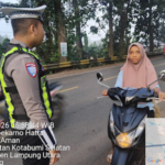 Strong Point Sat Lantas Lampung Utara Tingkatkan Tertib Lalu Lintas