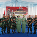Program TNI AD Optimal, Danrem 043/Gatam Dampingi Pangdam di Tulang Bawang