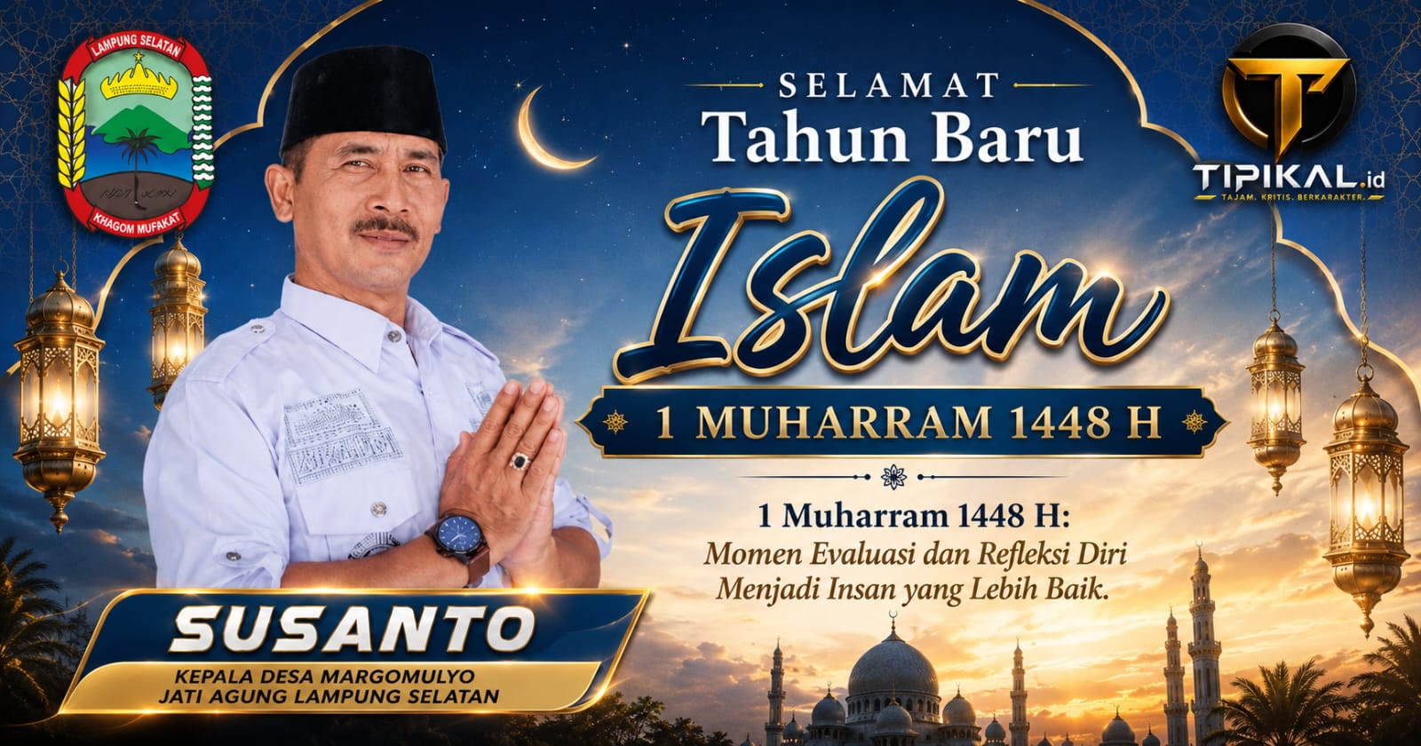 Tahun Baru Islam 1448 H, Desa Margomulyo Ajak Warga Hijrah
