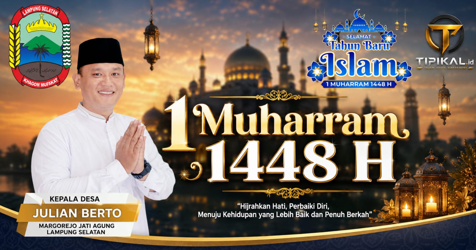 Kepala Desa Margorejo Ajak Warga Sambut Tahun Baru Islam