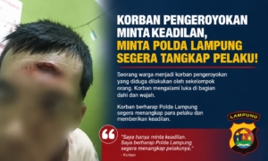 Kasus Pengeroyokan Lampung, Korban Minta Keadilan ke Kapolda