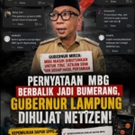 Pernyataan MBG Gubernur Lampung Berbalik Jadi Bumerang