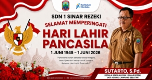 Hari Lahir Pancasila Diperingati SDN 1 Sinar Rezeki