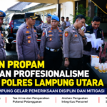 Gaktiblin Propam Tingkatkan Profesionalisme Personel Polres Lampung Utara