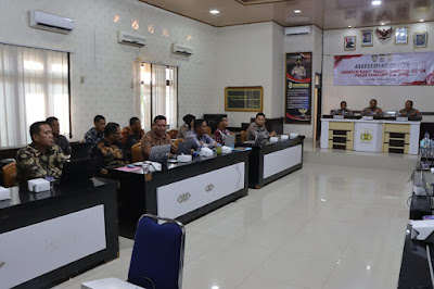 Assessment Center Kanit Digelar Biro SDM Polda Lampung