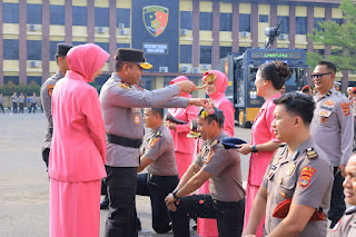 Wakapolda Lampung Tegaskan Kenaikan Pangkat Harus Berintegritas