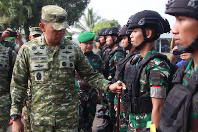 Sidak Kesiapan Prajurit di Kotabumi, Pangdam XXI/RI Tekankan Disiplin