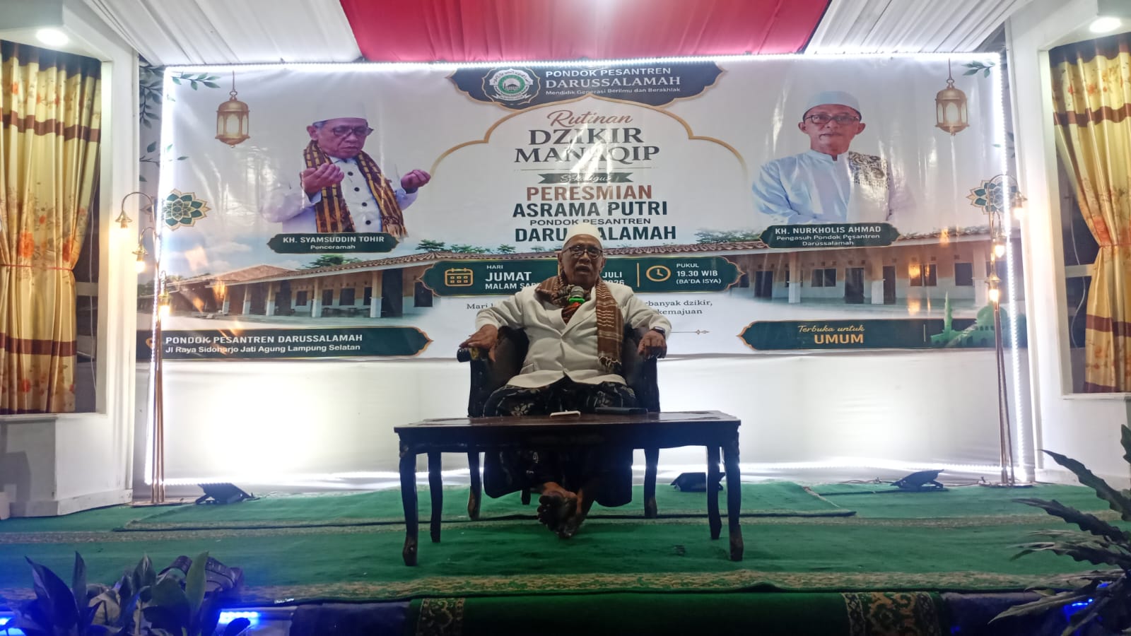 Ponpes Darussalamah Resmikan Asrama Putri, Semangat Gotong Royong