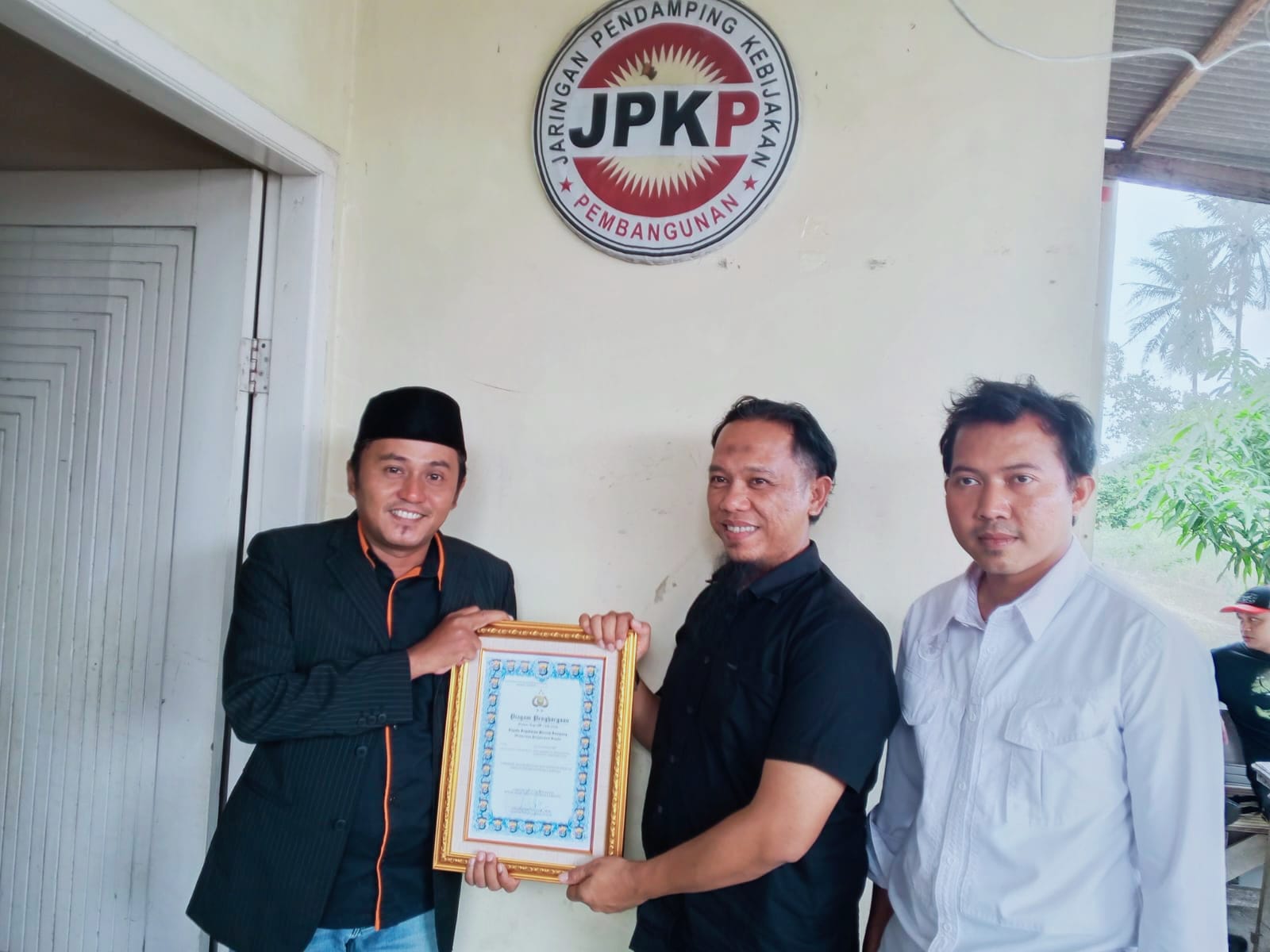 Piagam Penghargaan Polda Lampung untuk JPKP Lampung Resmi