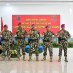 Sertijab Brigif 4 Mar/BS, Danbrigif Pimpin Empat Jabatan Strategis