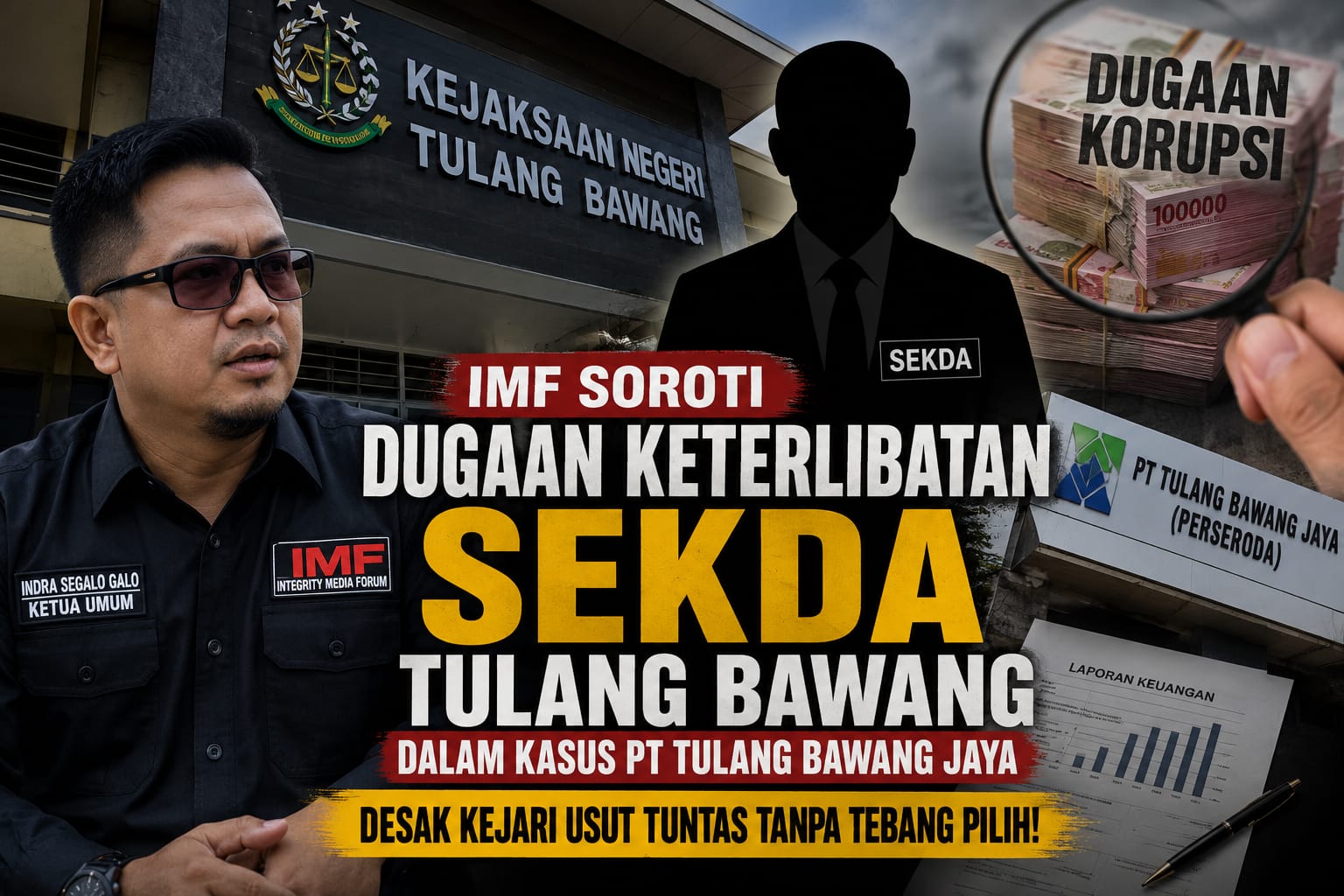 Dugaan Sekda Jadi Sorotan, IMF Desak Kejari Usut Tuntas