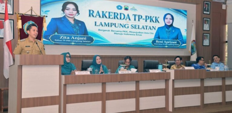 TP PKK Lampung Selatan Didorong Jadi Garda Terdepan Gema HELAU