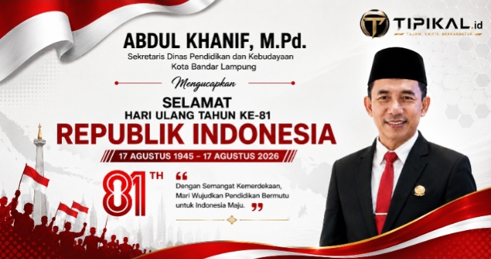 Ucapan HUT RI ke-81 Abdul Khanif Ajak Wujudkan Pendidikan Maju