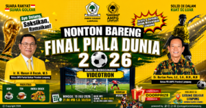 Nobar Final Piala Dunia 2026 Digelar Golkar Lampung
