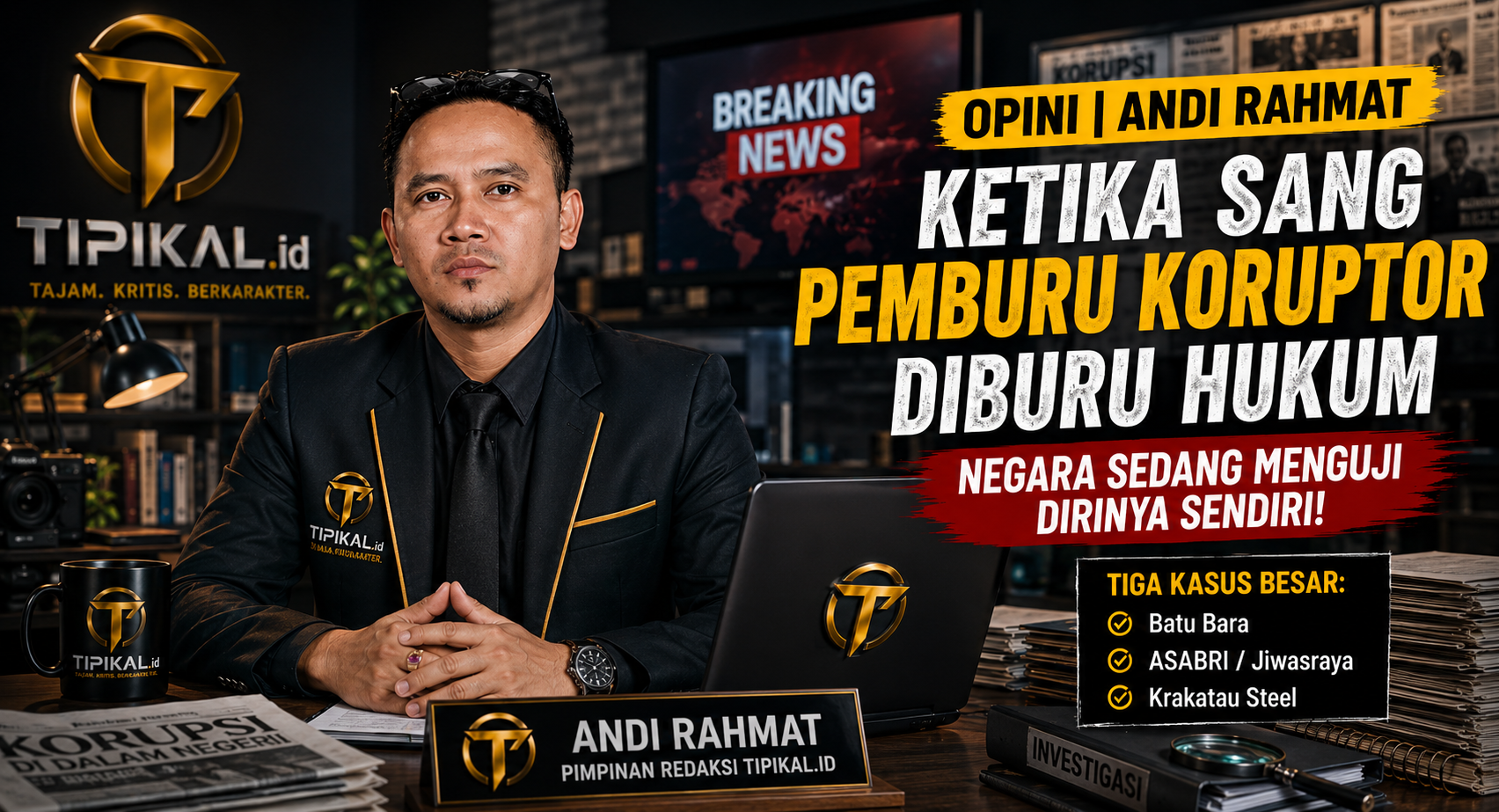 Ketika Sang Pemburu Koruptor Diburu Hukum: Negara Sedang Menguji Dirinya Sendiri