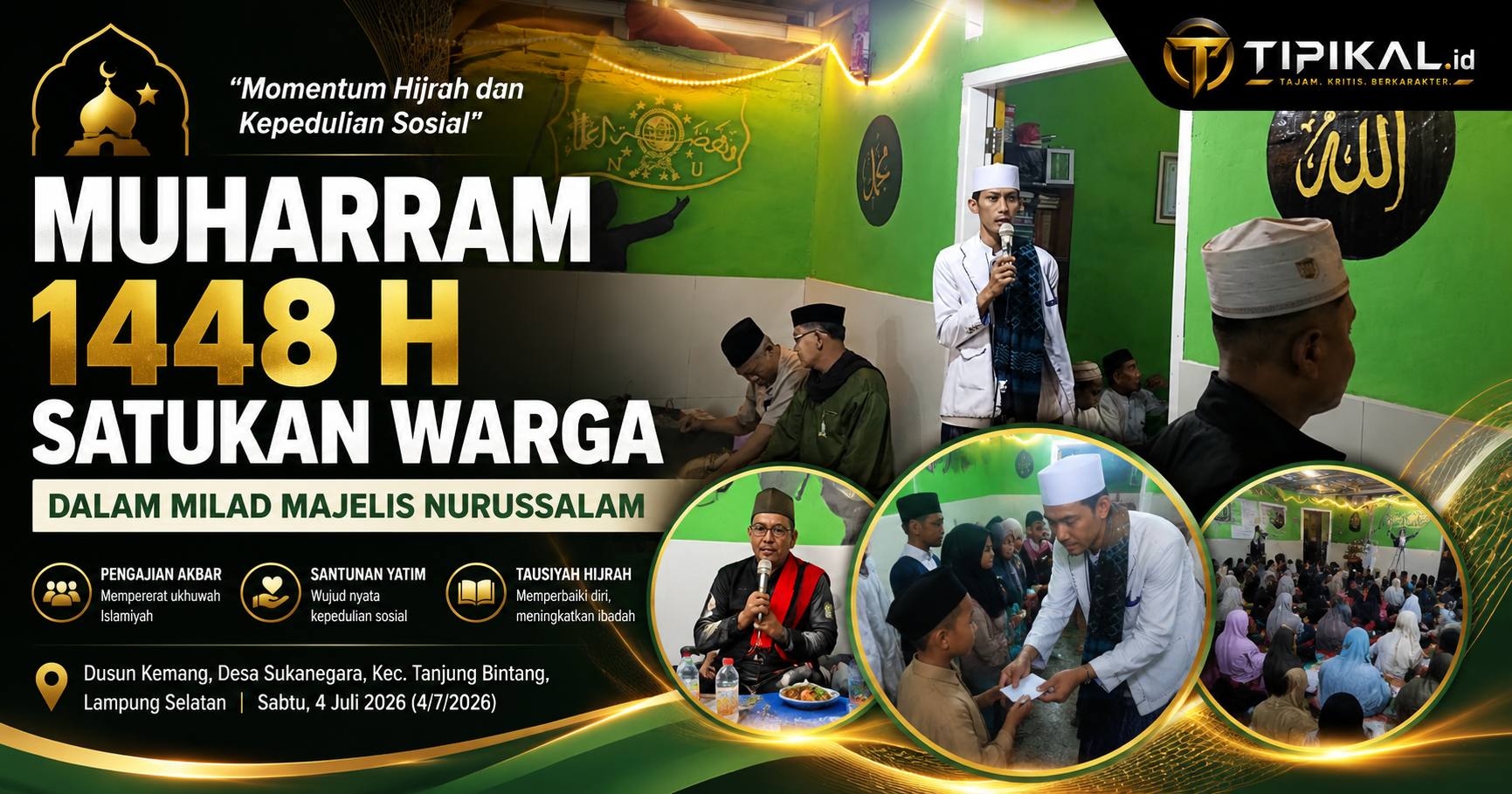 Muharram 1448 H Satukan Warga dalam Milad Majelis Nurussalam