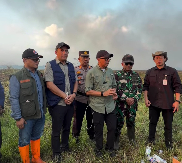 Muncul Lagi Titik Api TNWK, Gubernur Mirza Pastikan Pengendalian