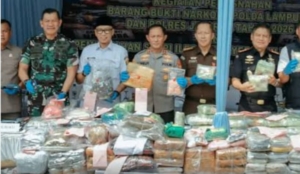 Dukungan Kapolda Lampung Menguat Usai Ungkap Narkoba Rp264 M