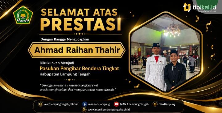 Paskibra Kabupaten Jadi Kebanggaan MAN 1 Lampung Tengah 2026