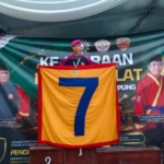 Prajurit Marinir Yonif 7 Juara Pencak Silat PDM Lampung