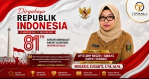 HUT RI ke-81 Jadi Momentum Persatuan di SMPN 1 Kibang