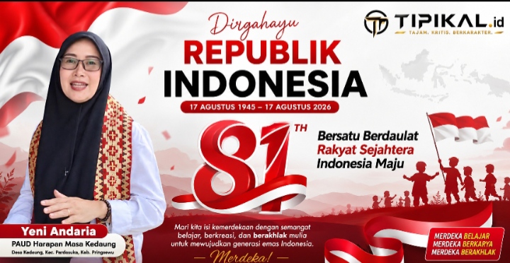 Maknai HUT RI ke-81, PAUD Harapan Masa Tanamkan Cinta Tanah Air Sejak Dini