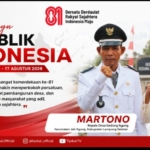 Ucapan HUT RI ke-81, Martono Ajak Warga Perkuat Persatuan