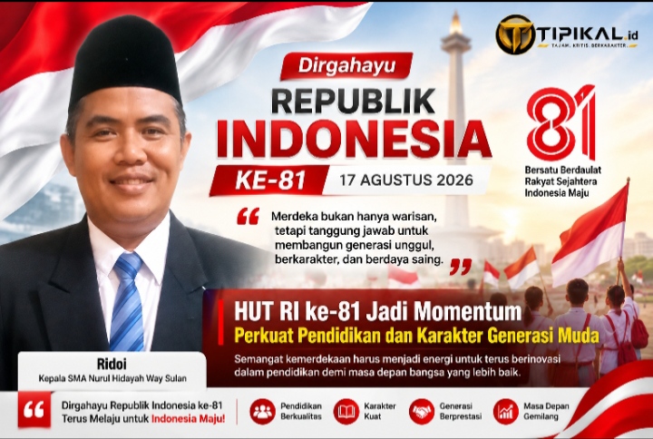HUT RI Ke-81 Jadi Momentum Memperkuat Karakter Pendidikan