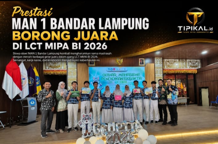 Prestasi MAN 1 Bandar Lampung Dominasi LCT MIPA BI 2026