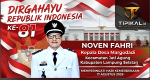 Kepala Desa Margodadi Ajak Warga Maknai HUT RI ke-81