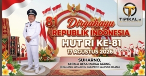 HUT RI Ke-81 Jadi Momentum Marga Agung Perkuat Persatuan