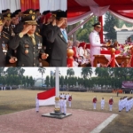 Danrem 043/Gatam Hadiri Upacara HUT Ke-81 RI Tingkat Lampung