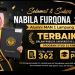 Nabila Furqona Raih Terbaik 1 di Wisuda Universitas Lampung