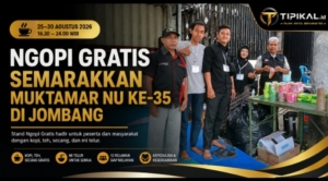 Ngopi Gratis Semarakkan Muktamar NU ke-35 Jombang