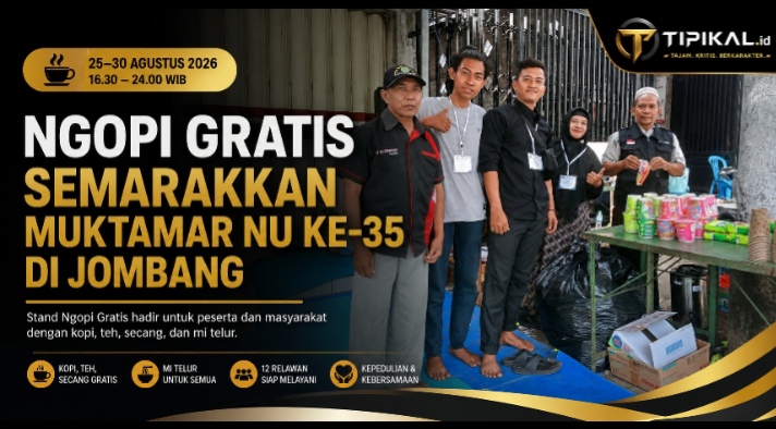 Ngopi Gratis Semarakkan Muktamar NU ke-35 Jombang