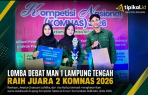 Lomba Debat MAN 1 Lampung Tengah Raih Juara 2 Komnas 2026
