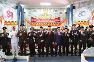 Kapolres Lampung Utara Hadiri Paripurna DPRD HUT Ke-81 RI