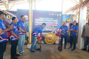 Turnamen Domino Piala Panglima TNI Perkuat Silaturahmi Korem 043/Gatam